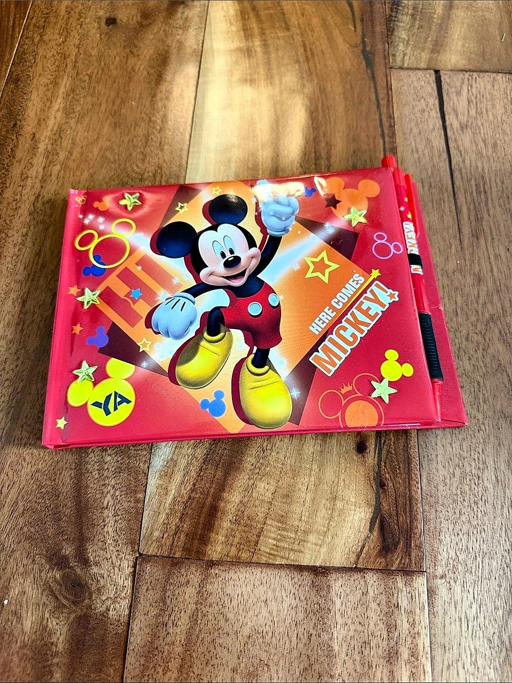 Disney Mickey Mouse Write-and-Wipe Activity Book Red & Blue